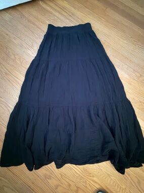 Michael Stars Sandy Gauze Skirt - L
